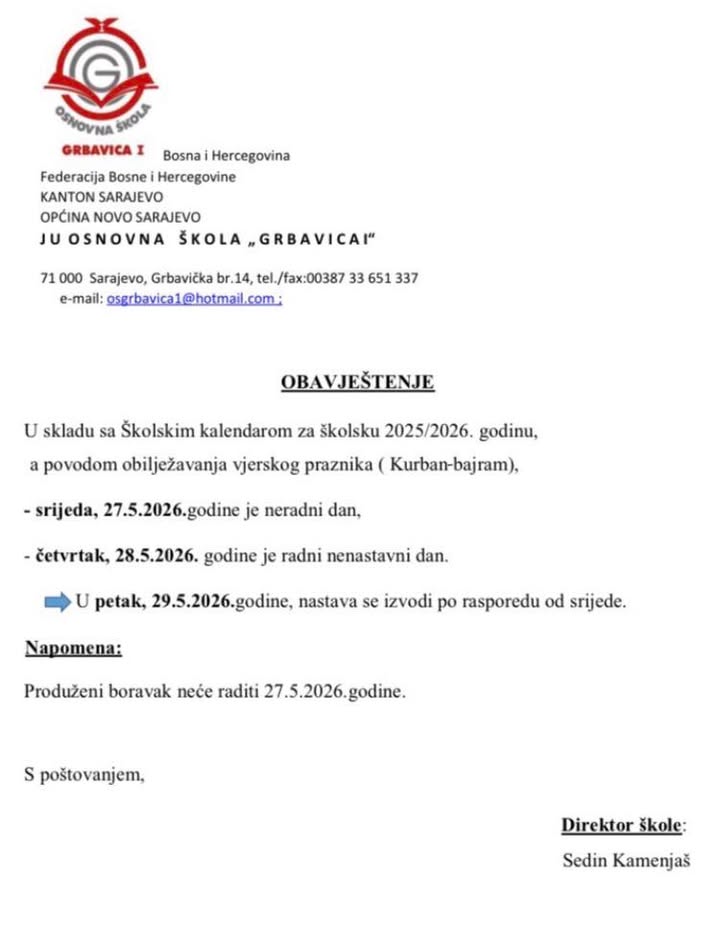 OŠ "Grbavica I"