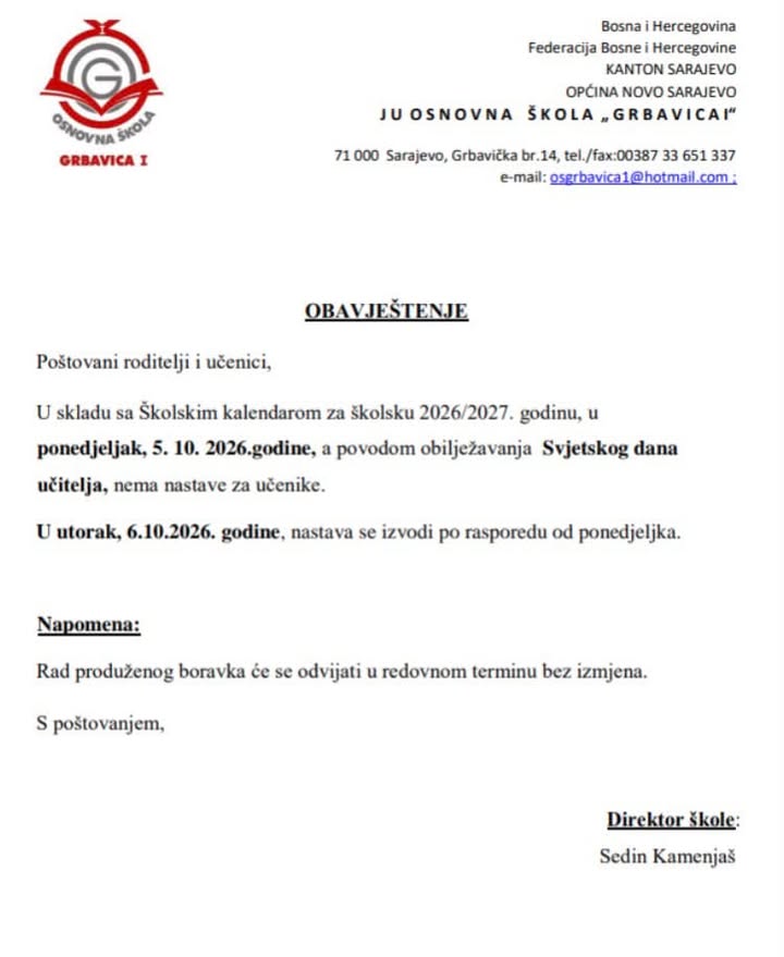 OŠ "Grbavica I"